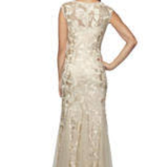 Alex Evenings- size 16 Champagne - Picture 2 of 6